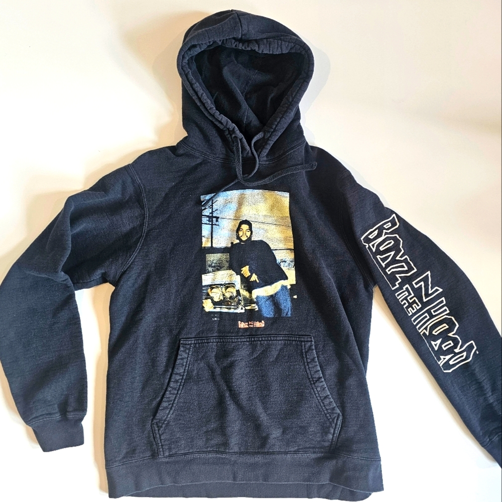 Boyz N The Hood Ice Cube Doughboy Shirt Medium Mens Black Graphic Hoodie